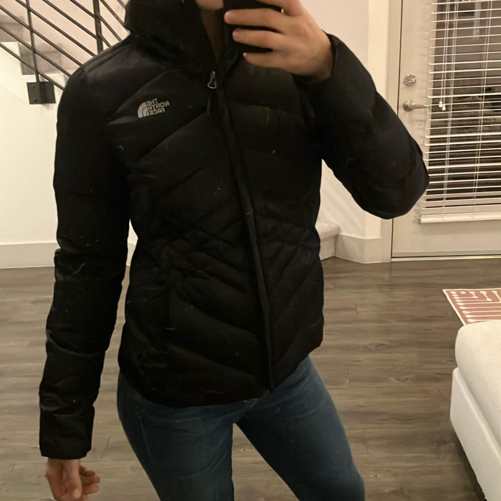 The north face black women’s goose down jacket, black